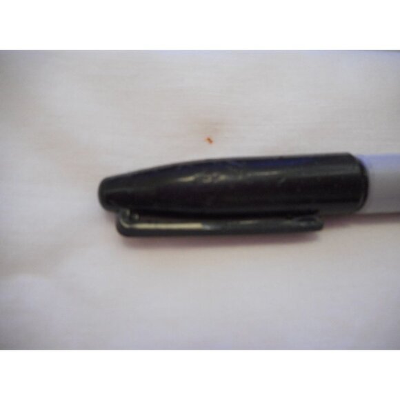 Vintage Yellow White embroidered HERS standard pillowcase - Estate Find #1 - Picture 5 of 5